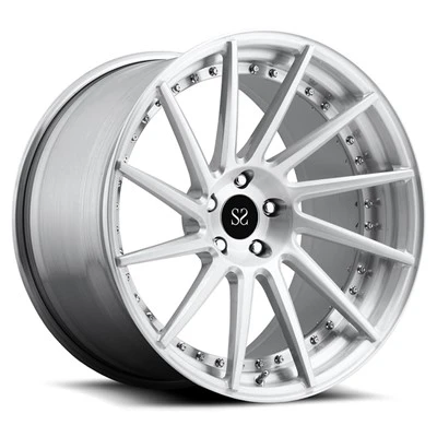 2-PC Ar gyfer BMW IX3 M Sport Wheels Concave Silver 19 20 21 22 Aloi Alwminiwm Modfedd Rims Custom Style