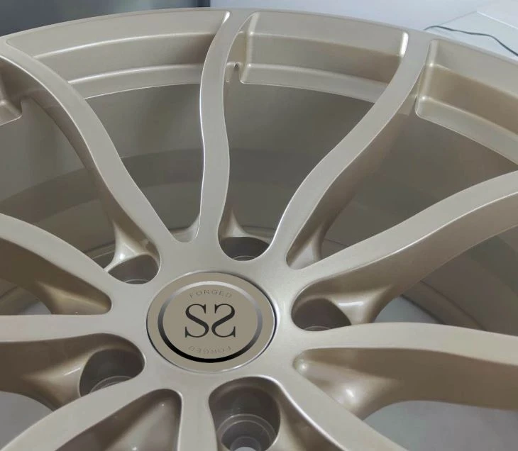 20*9 Light Gold 1 Piece Forged Wheel For BMW