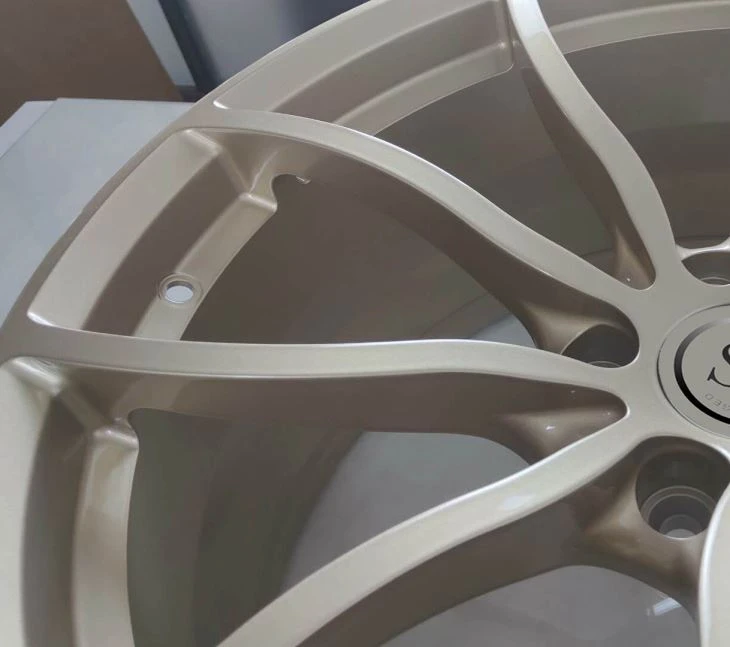20*9 Light Gold 1 Piece Forged Wheel For BMW
