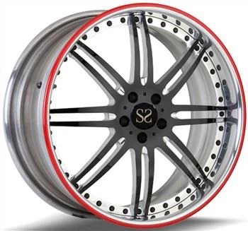 22 Rims Wedi'u Addasu 2 - Rymiau aloi wedi'u meithrin gan ddarnau ar gyfer Lamborghini Aventador J514