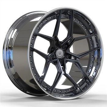 Dyluniad Peintio Metel Gun 21 Modfedd Olwynion Rims 2-PC wedi'u Customized Ar gyfer Lamborhini