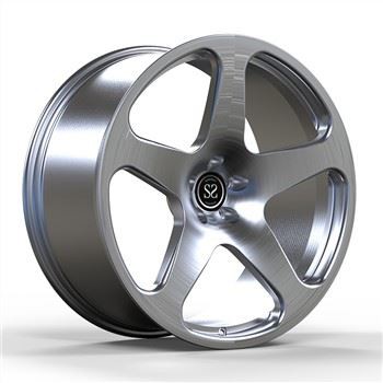 SS1054 Ardyle Newydd Staggered Grey Brush 1-PC Forged Alloy Wheels Ar gyfer Porsch 991