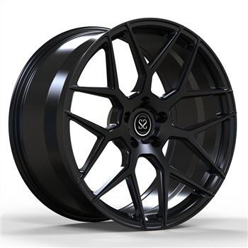 SS1062 21 Modfedd Staggered Satin Black 1-PC Forged Alloy Wheels Ar gyfer Lexus ES350