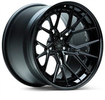 Balck Pob Paentiad mewn 19 20 21 Fodfedd Olwynion Rimiau 2-PC wedi'u Customized Ar Gyfer GT