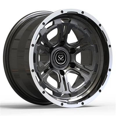 Toyota Land Cruiser Prado 150 Cyfres 20x8.5 Custom Forged Alloy Rim Gun Metal Machined Edge