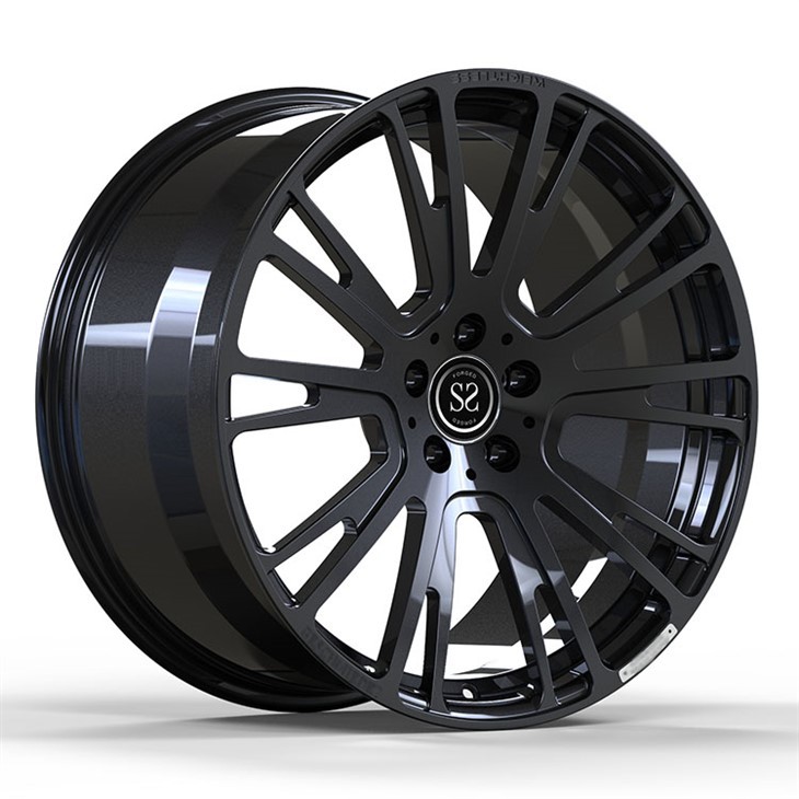 SSJK1019 Custom Matt Broze 1-PC Forged Monoblock 6061-T6 Rims Ar gyfer Giulia Giulietta Stelvio